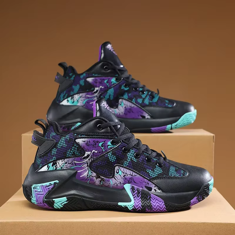 Hommes chaussures de basket-ball respirant chaussures de sport formation athlétique femmes basket-ball baskets hommes