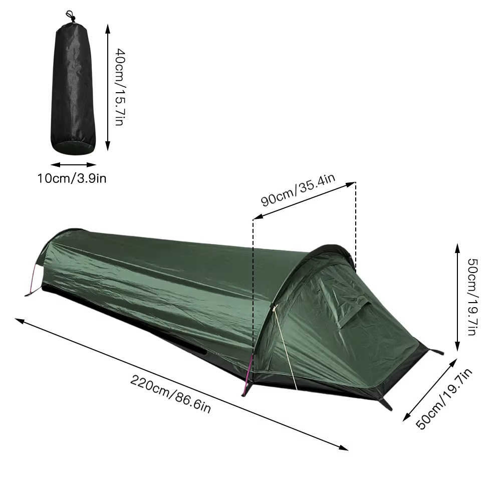 Tente de sac de couchage de Camping en plein air