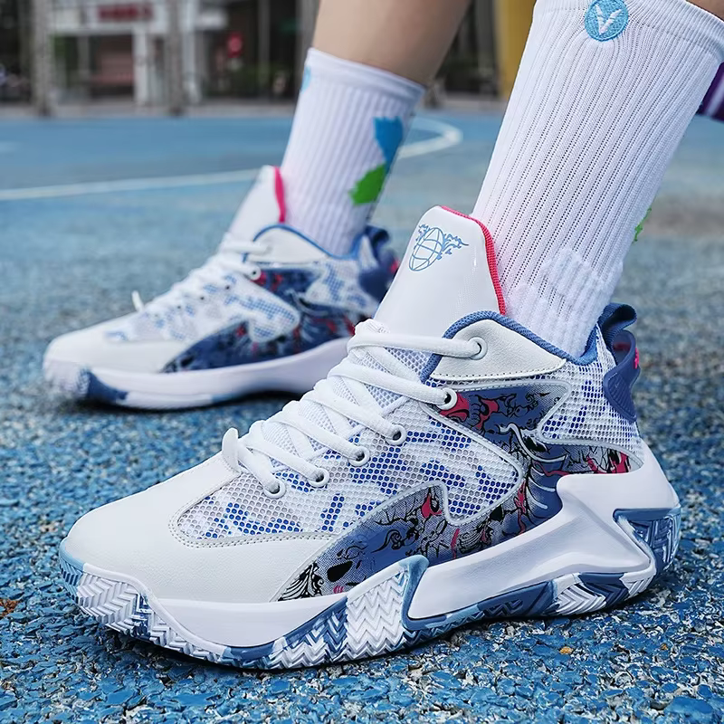 Hommes chaussures de basket-ball respirant chaussures de sport formation athlétique femmes basket-ball baskets hommes