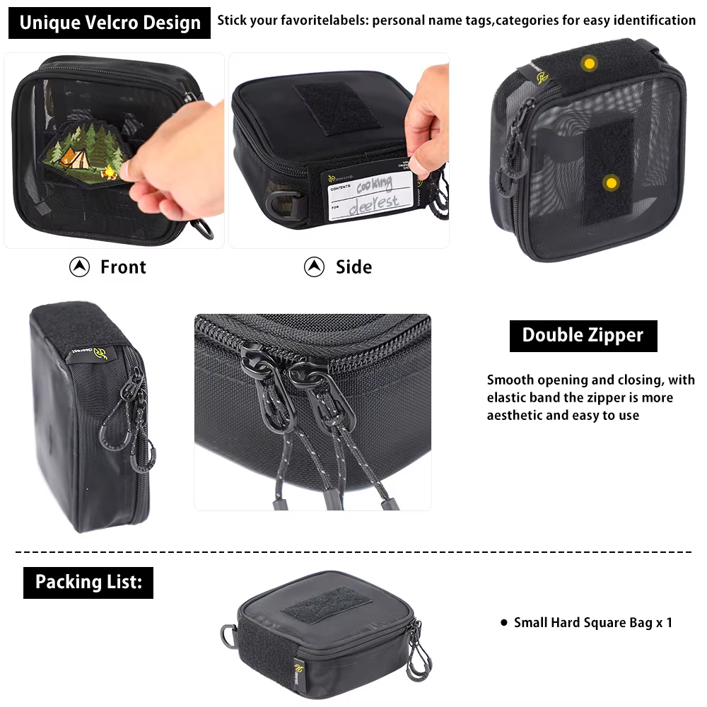 Deerest-Sac de Rangement Respirant pour Camping en Plein Air, Multifonctionnel, pour Pique-Nique, Médical, en Maille