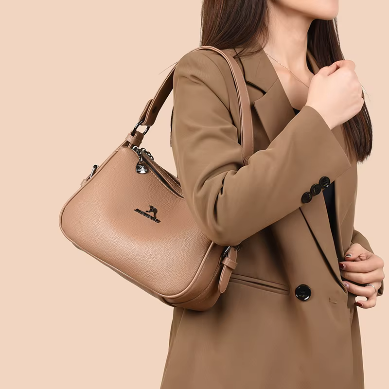 Sacs pour femmes Vintage véritable haute qualité PU sacs à main pour femmes sacs fourre-tout décontractés pour dames, sacs à main souples et de grande capacité portefeuille