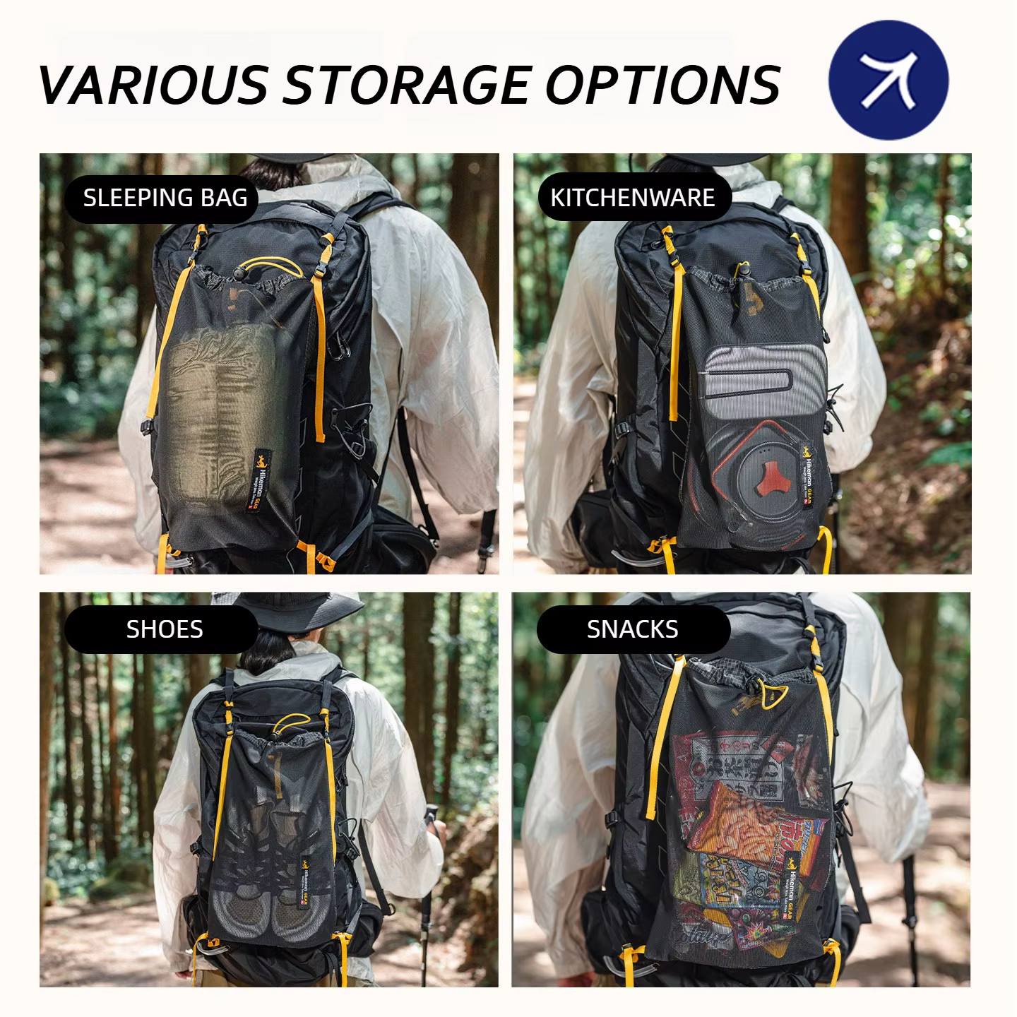 Sac Tactique Molle Imperméable Accessoires Sac d'Extension Randonnée Camping Alpinisme Sac Multifonctionnel Pack d'Accessoires