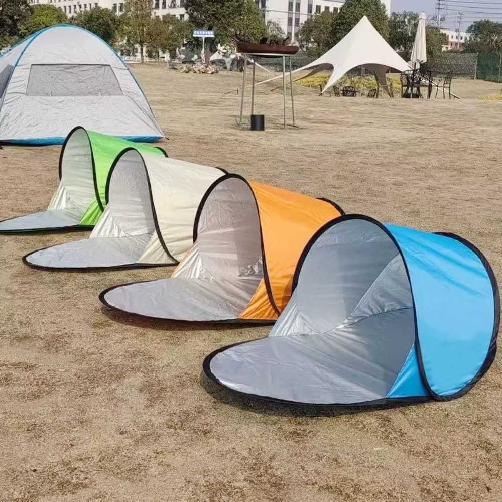 Tente de Camping enduit d'argent