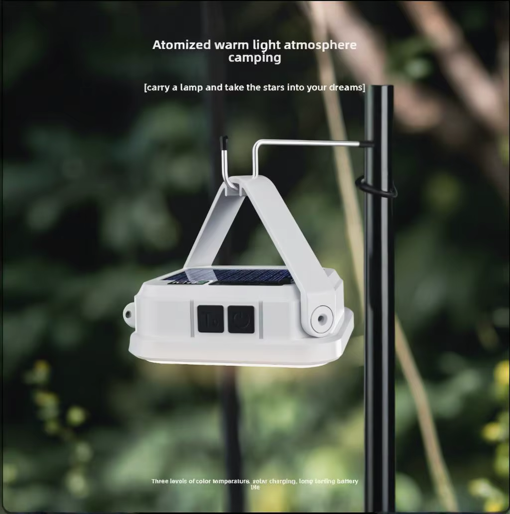 Lampe solaire portable de camping