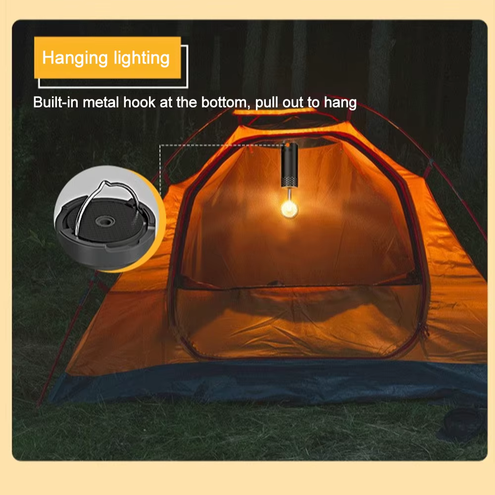 Lanterne de camping télescopique portable pliable magnétique