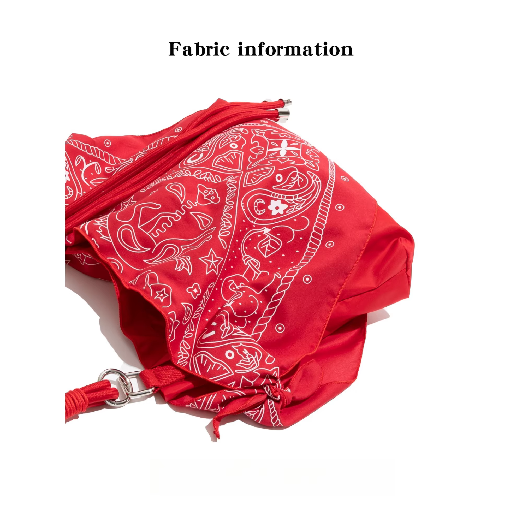 Paisley tressé sangle sous les bras sac à bandoulière rouge bohème Bandanna imprimé sacs à bandoulière tissé sangle sacs à main et sacs à main
