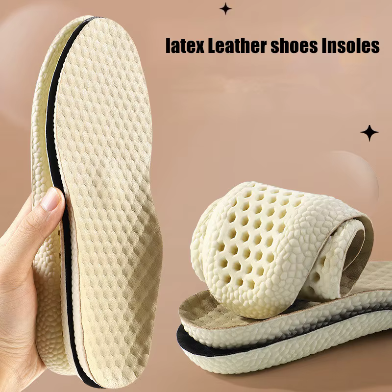 1 paire de semelles intérieures en latex pour chaussures de sport et de loisirs