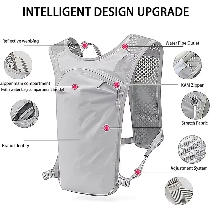 Gilet d'hydratation de course 5L