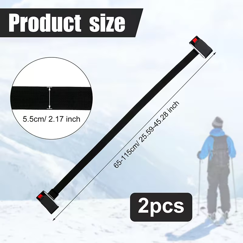 Porte-épaule pour poteau de Ski avec cils