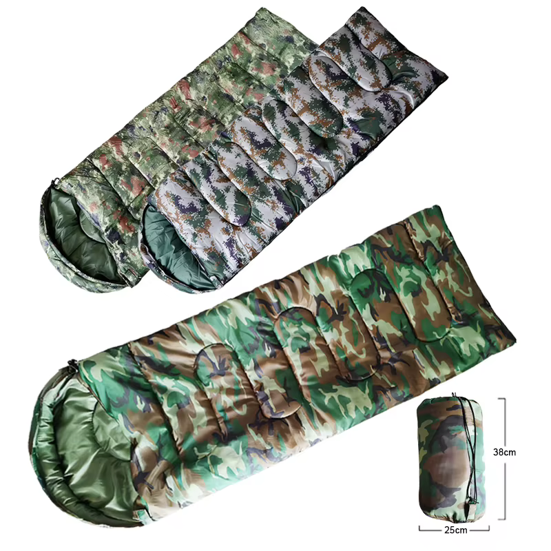 Sac de couchage camouflage pour le camping