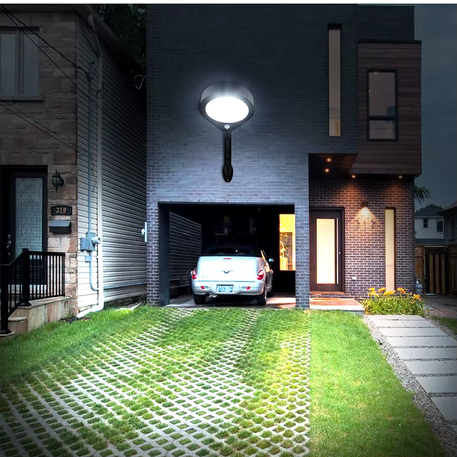 Lumière de douche solaire LED lampe