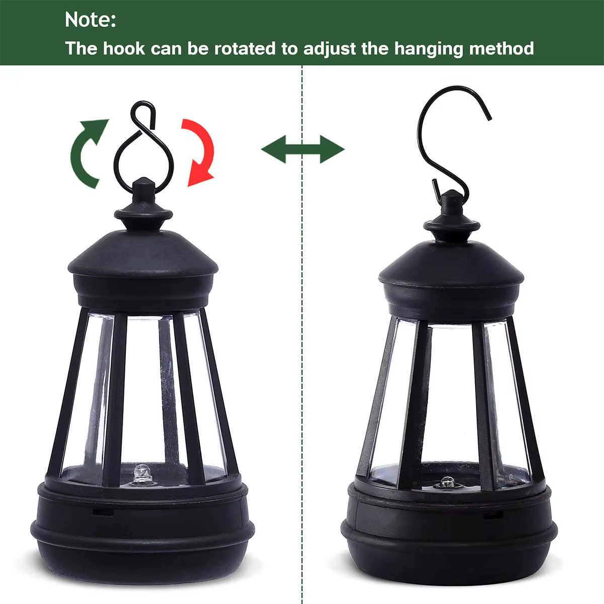 Lampe solaire rétro bougies lampes suspendues pour Camping lanternes extérieures décoratives Vintage jardin paysage lumière cour