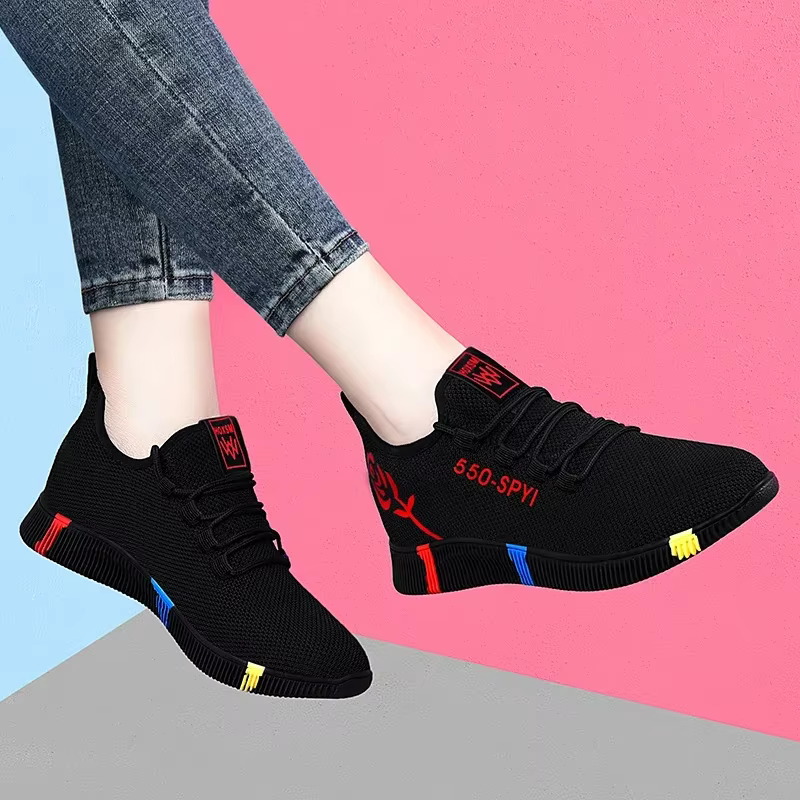 Tenis Feminino 2024 femmes chaussures vulcanisées Air Mesh léger doux baskets femmes chaussures plates plate-forme à lacets chaussures décontractées Basket Femme