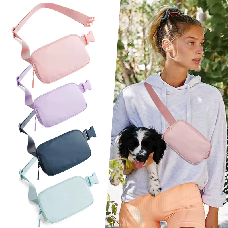 Sac banane pour femmes et hommes, sac de taille étanche du même Style, réglable, bandoulière pour Sports de plein air, support pour téléphone portable