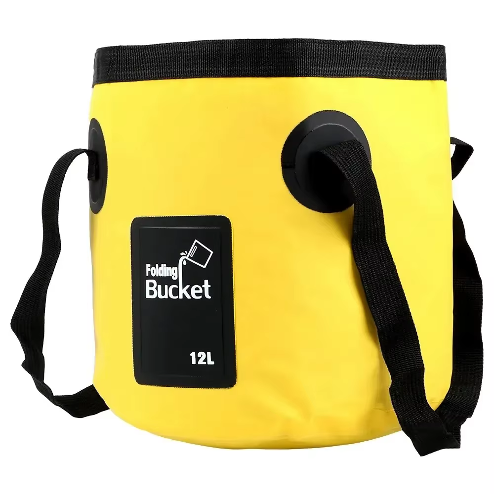 Seau pliant portatif pour les voyages en plein air
