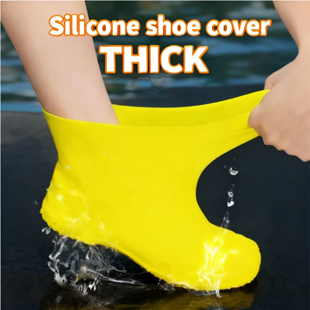 Couvre-chaussures de pluie imperméables réutilisables – Couvre-chaussures antidérapants pour hommes et femmes, pêche en plein air, trajet et usage domestique, jardin domestique