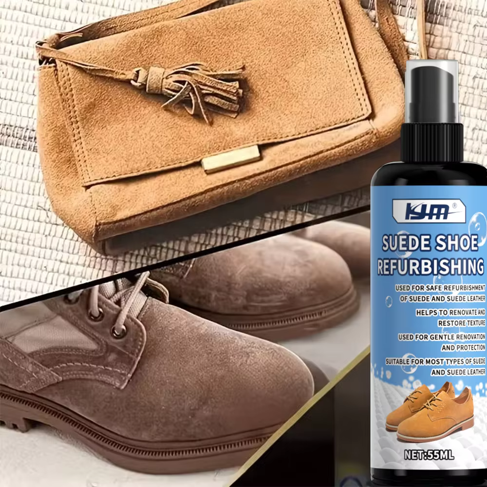 KJM 55ml Spray de rénovation pour chaussures en daim et nubuck
