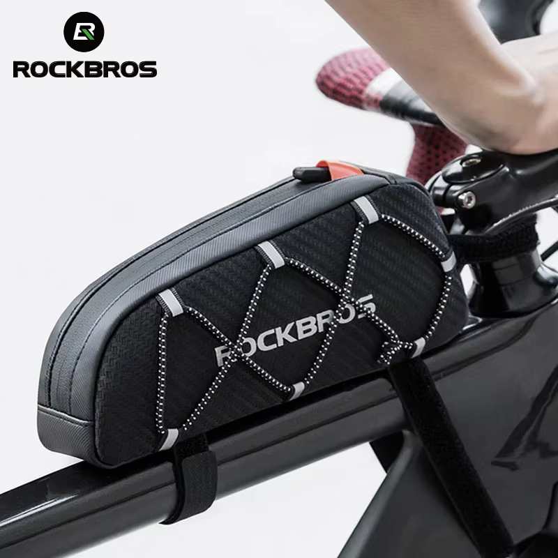 ROCKBROS sac de vélo étanche réfléchissant avant cadre supérieur Tube sac ultraléger sac