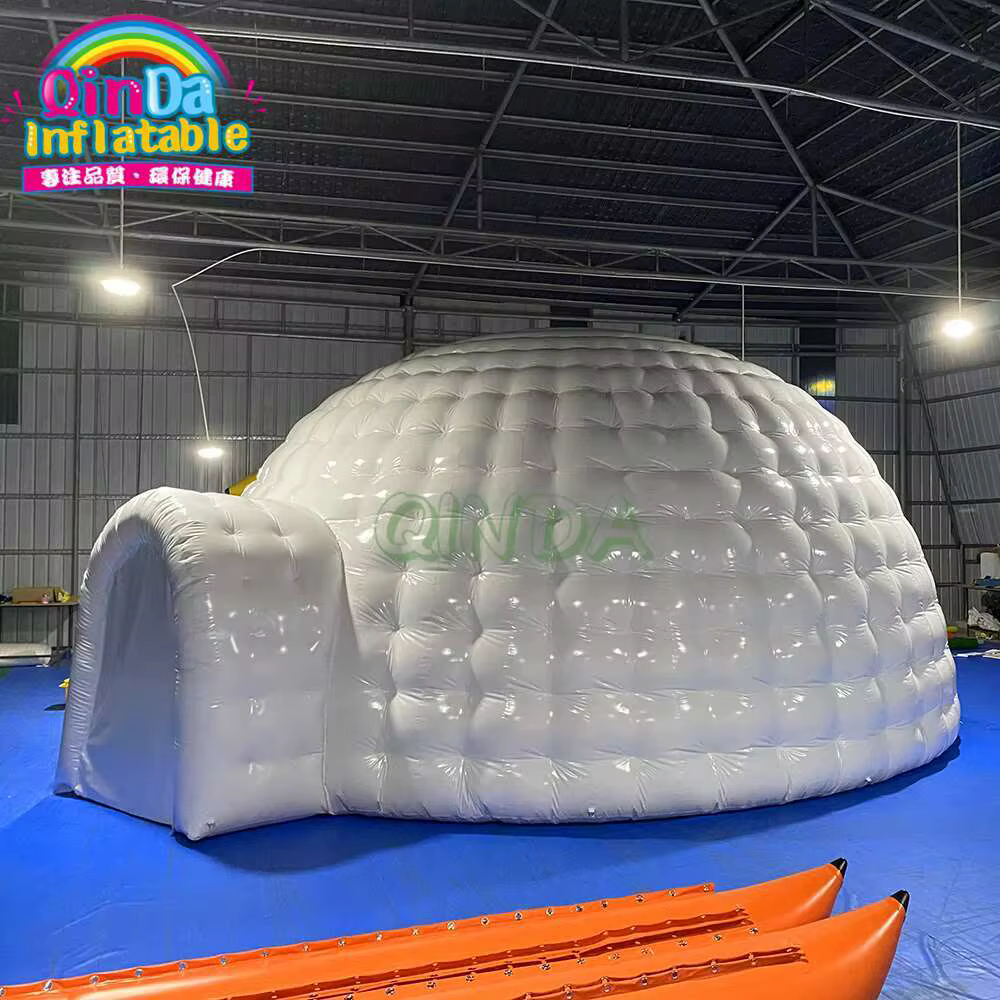 Grande tente gonflable imperméable de dôme d'air de construction