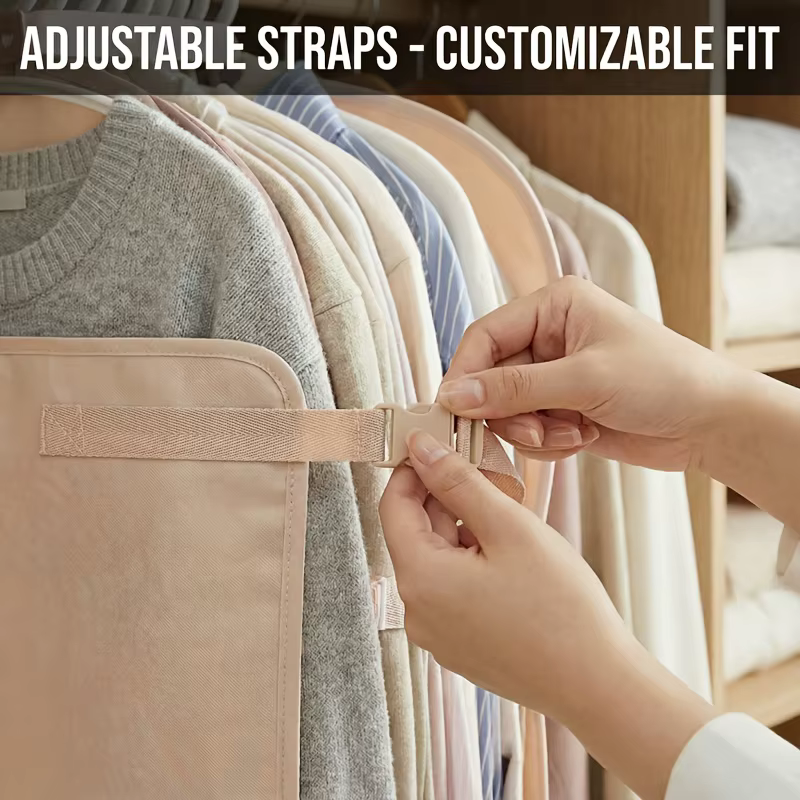 Sac de compression suspendu pour vestes et manteaux – Gain de place de 50 % – Accessoires de chambre à coucher – Organisateur de vêtements