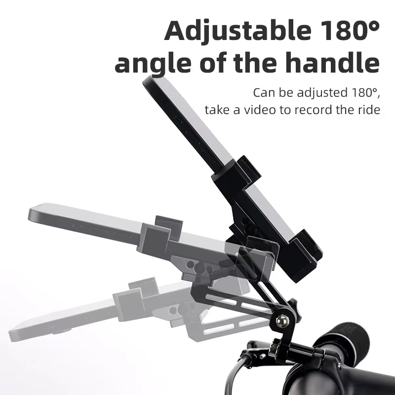 ROCKBROS-Support de téléphone portable pour vélo, 4.7-7.09 pouces, en alliage d'aluminium, haute résistance, accessoires de cyclisme