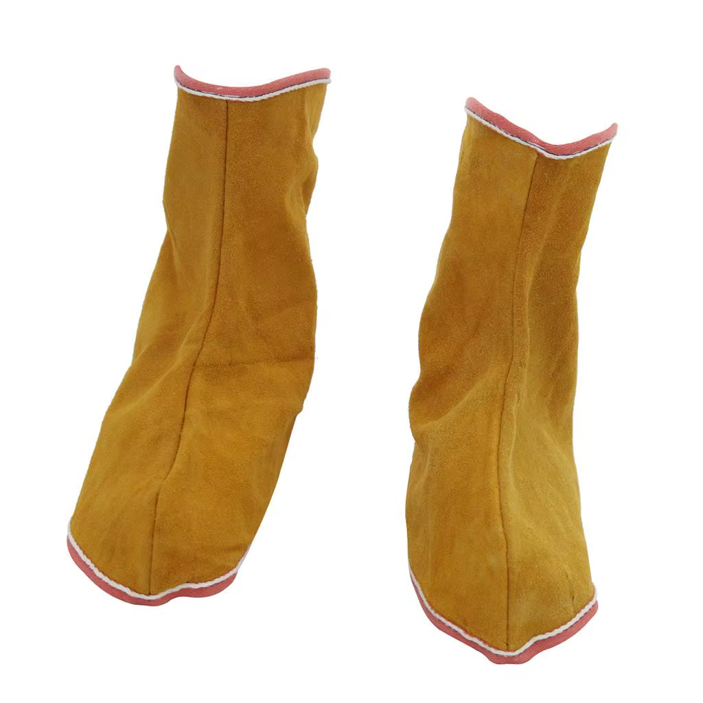 Spatule de Soudage en Cuir, Chaussures de Protection, Couvre-Pieds pour Soudeur, 1 Paire