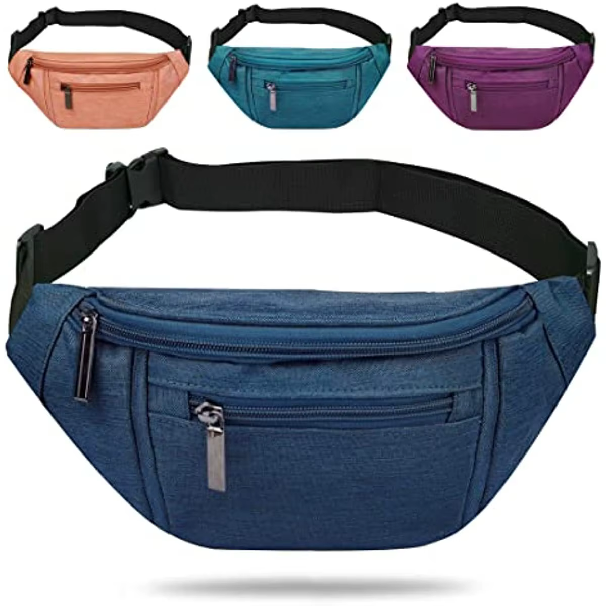 Sac banane unisexe, sac de ceinture pour voyage