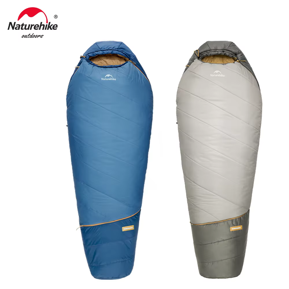 Sac de couchage momie Naturehike MG120 MG270 -2~5 ℃ Équipement de randonnée et de camping ultraléger en coton chaud et