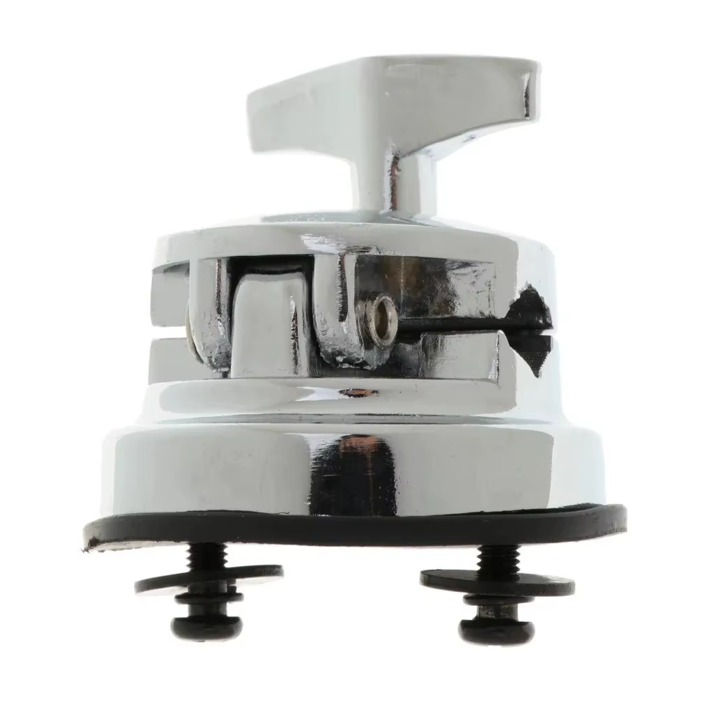 Support de tambour Tom, plaque de Base, pince de support de tambour, pièces de support de montage Tom, accessoire de Percussion à trou unique