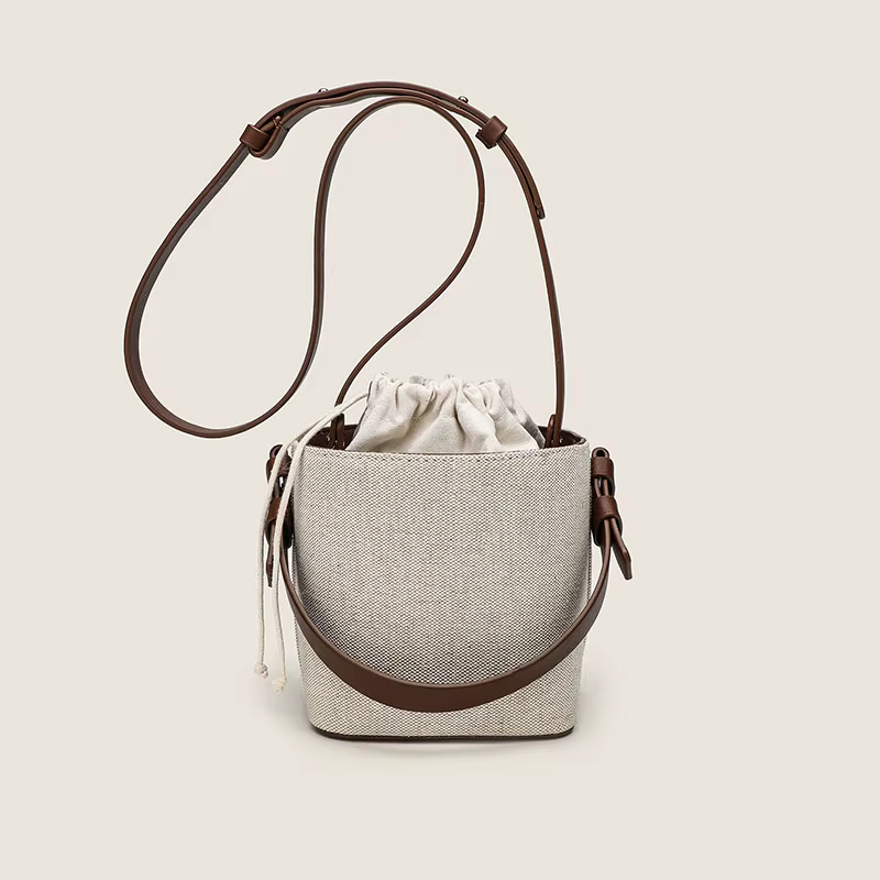 Casaul toile seaux sac concepteur femmes sacs à main Simple épaule sacs à bandoulière tendance été plage petit fourre-tout femme sac à main