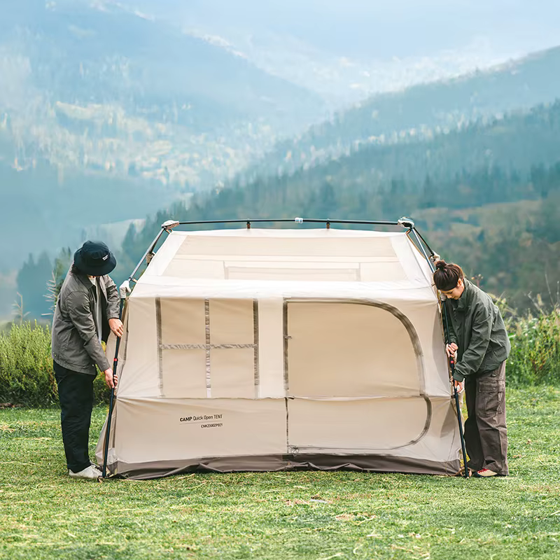 Naturehike Village 6.0 Deluxe 2.0 tente de Camping 3-4 personnes auvent automatique