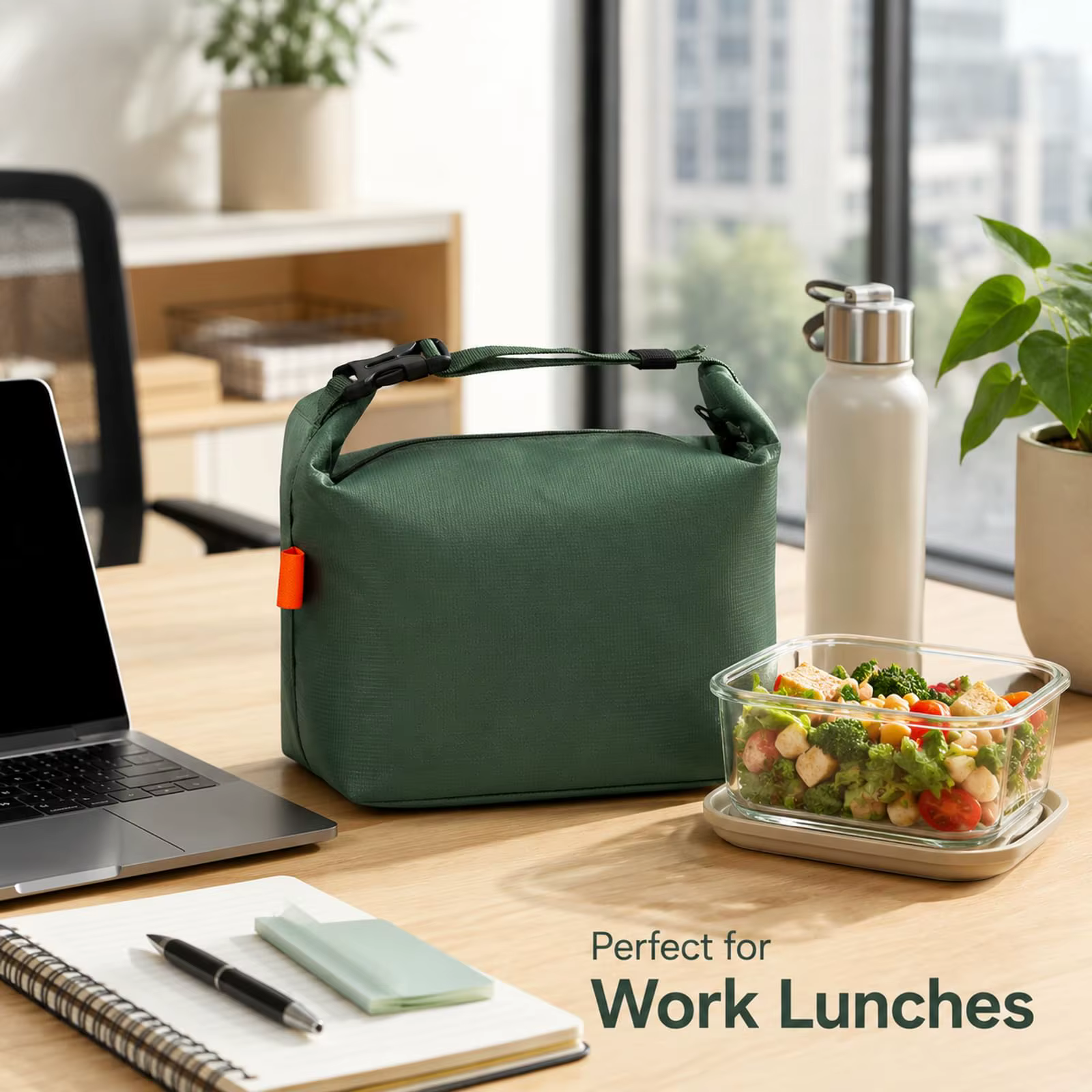 Sac à lunch isotherme pour femmes, petite boîte à lunch |   Sac isotherme pour le déjeuner, pour le travail, le bureau, la salle de sport, les pique-niques et les voyages de week-end