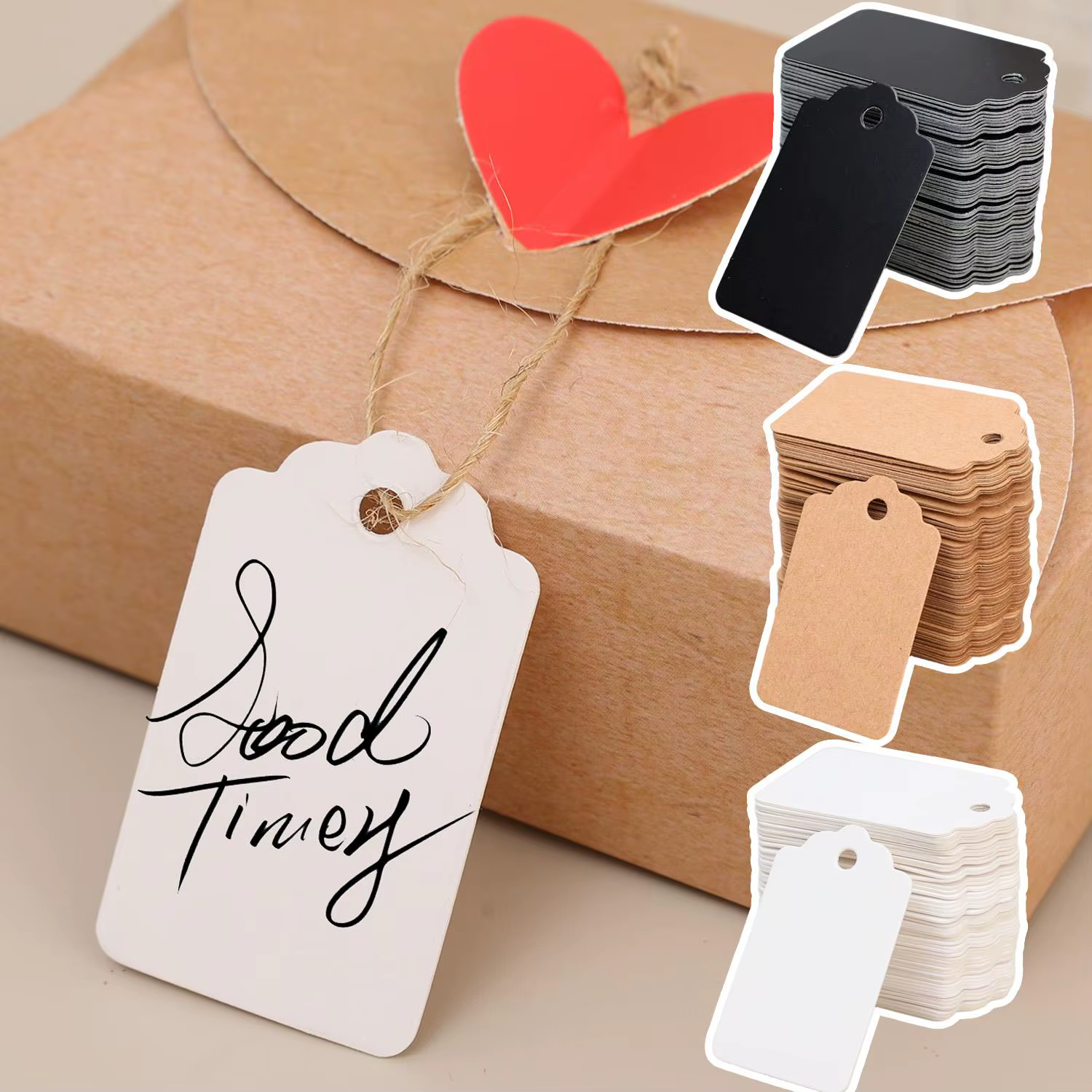 Mini étiquettes en papier Kraft en forme de T, 5x3cm, avec trous de ficelle, carte de Message, cadeau, chocolat, pour vêtements, bricolage, vente en gros