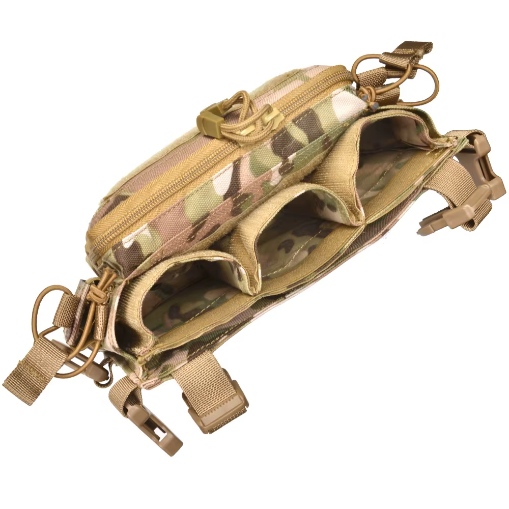 Sac d'alpinisme en plein air de l'armée unisexe Flatpack D3 Plus sac à dos d'hydratation plate-forme de poitrine gilet fusil AK M4 cintre utilitaire pochette ventrale