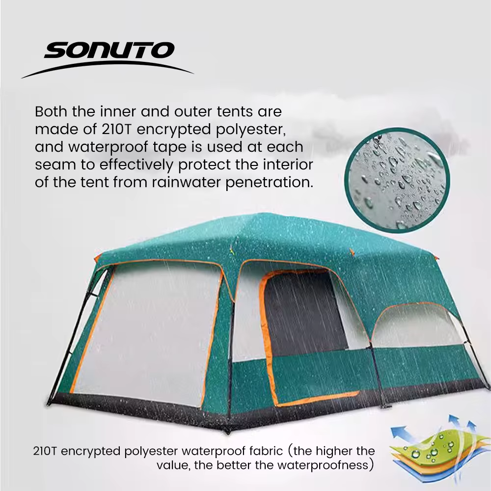 Tente de Camping améliorée pour 4 saisons