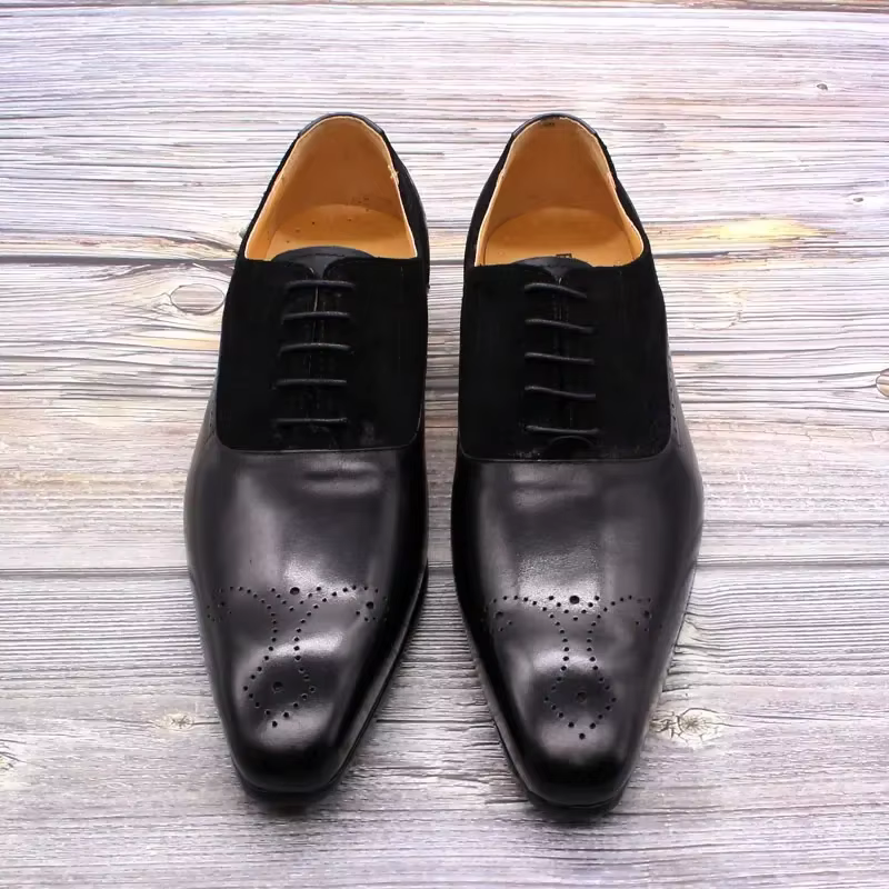 FELIX CHU chaussures Oxford en cuir véritable pour hommes chaussures habillées en daim à bout pointu costume de mariage décontracté d'affaires chaussure formelle