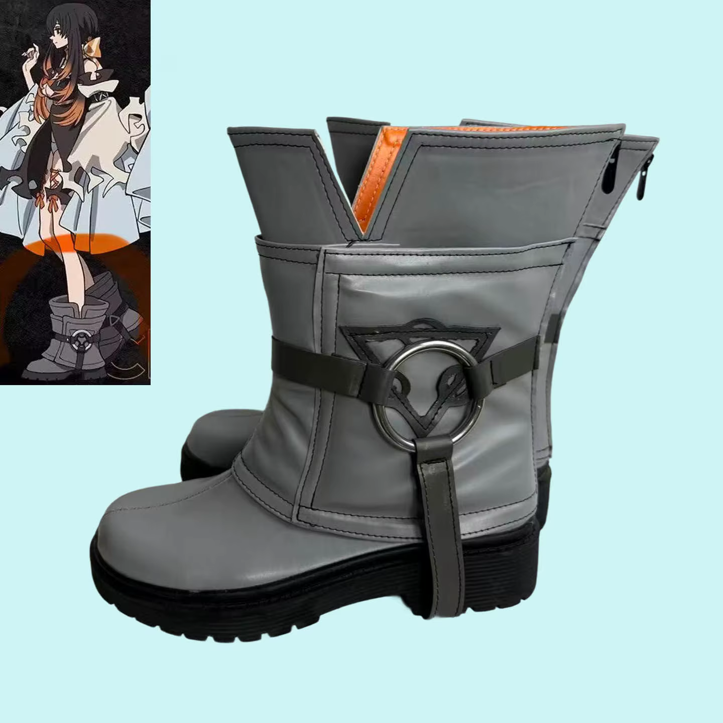 Chaussures et bottes de cosplay GachiAkuta Amo - Chaussures de costume d'anime pour Halloween, carnaval, fête, jeu de rôle 2026