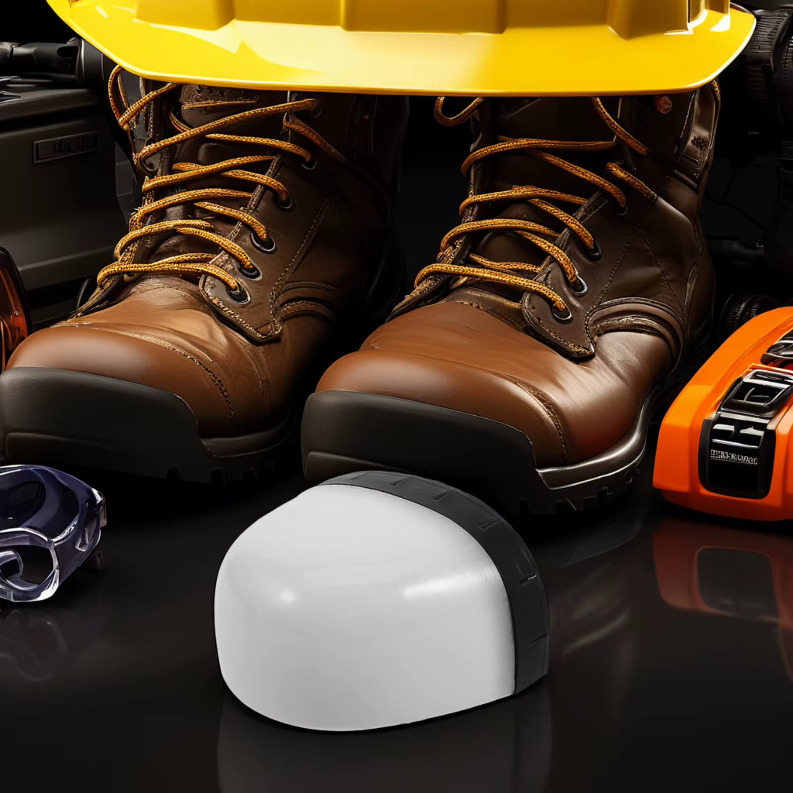 Protège-chaussures de sécurité en acier pour bottes et chaussures