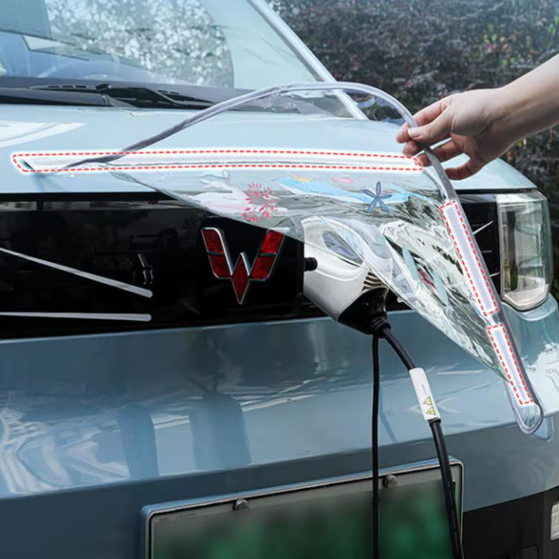 Housse de protection contre la pluie et la poussière pour port de charge de voiture électrique, protection extérieure imperméable, compatible avec les voitures berlines, SUV, accessoire de chargeur de