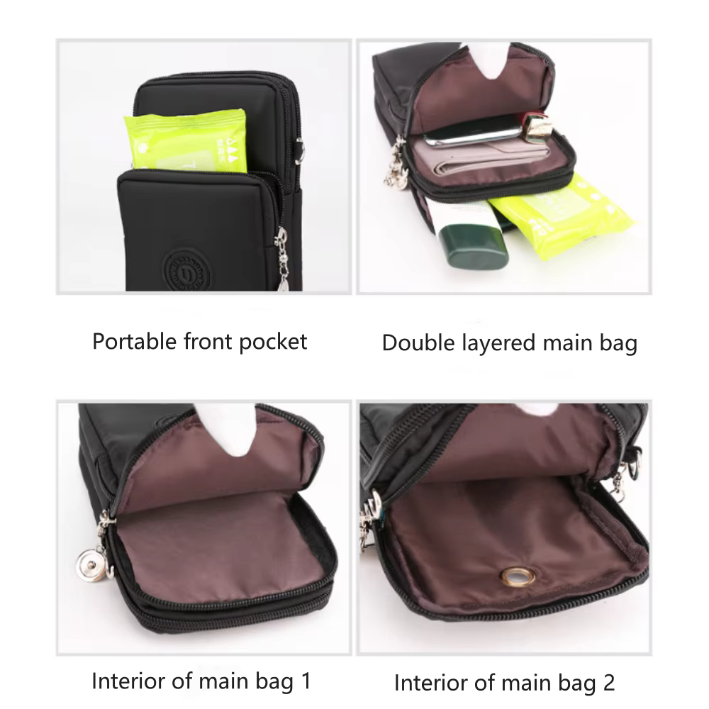 Nouveau sac pour téléphone portable grande capacité multi-fonctionnel mode Simple épaule petit sac