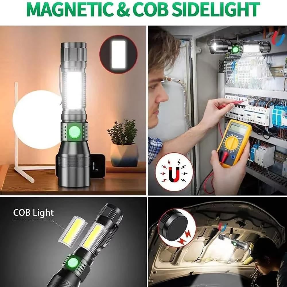 Lampe torche UV et lampe puissante rechargeable par USB