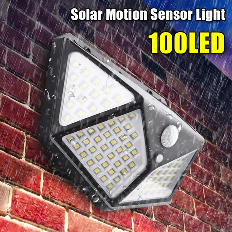 Lampe solaire LED multifonctionnelle avec détecteur de mouvement