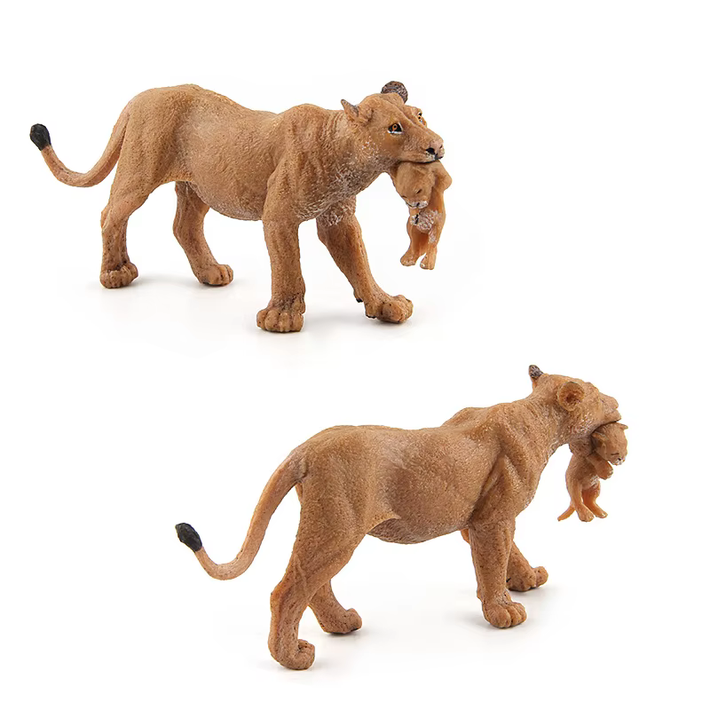 Modèle de lion simulé réaliste