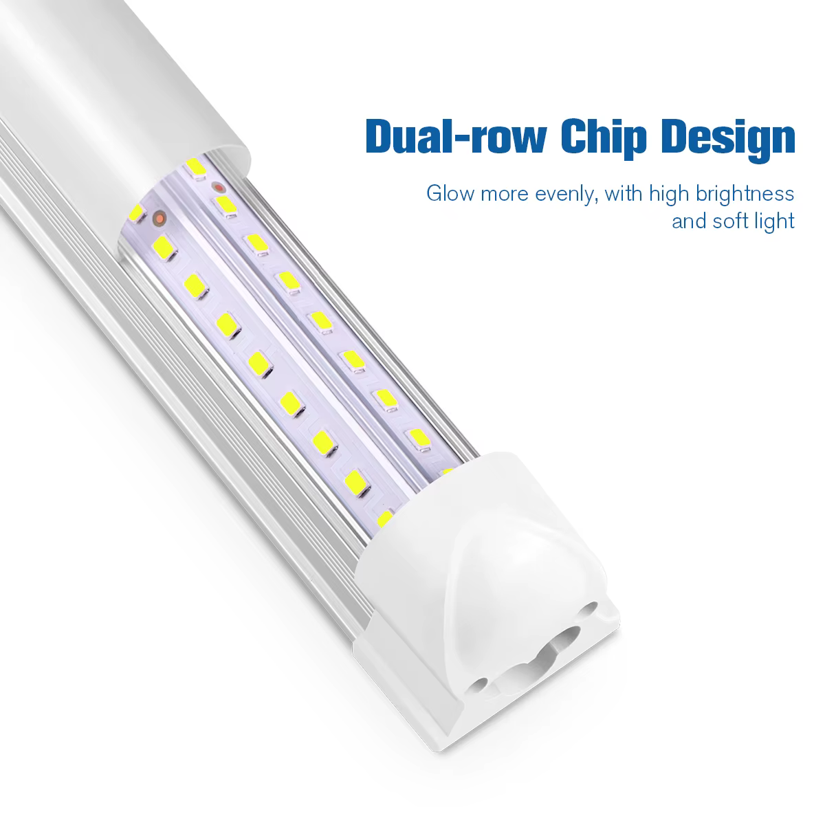 Les Tubes fluorescents LED haute luminosité T8 25W conviennent à l'éclairage des zones spacieuses dans les centres commerciaux, les hôtels et les salles d'exposition