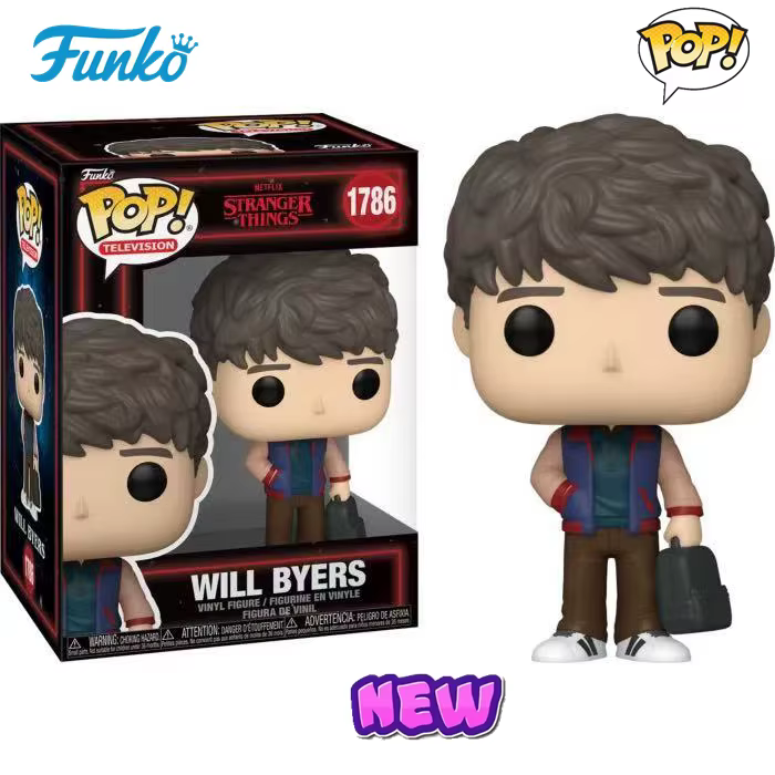 Le dernier personnage TV Stranger Saison 5 Funko POP Will Byers 1786 # Figurine en vinyle modèle à collectionner cadeaux de noël pour enfants