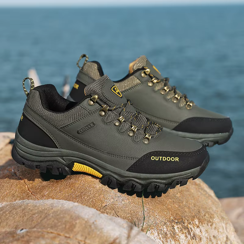 Chaussures de randonnée pour hommes imperméables en plein air basses bottes
