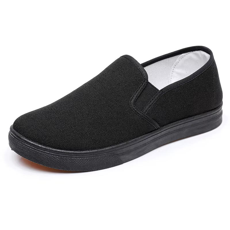 Chaussures de travail confortables pour femmes, chaussures de gril décontractées, chaussures de plein air noires, chaussures plates confortables pour dames, mode printemps et automne, nouveau