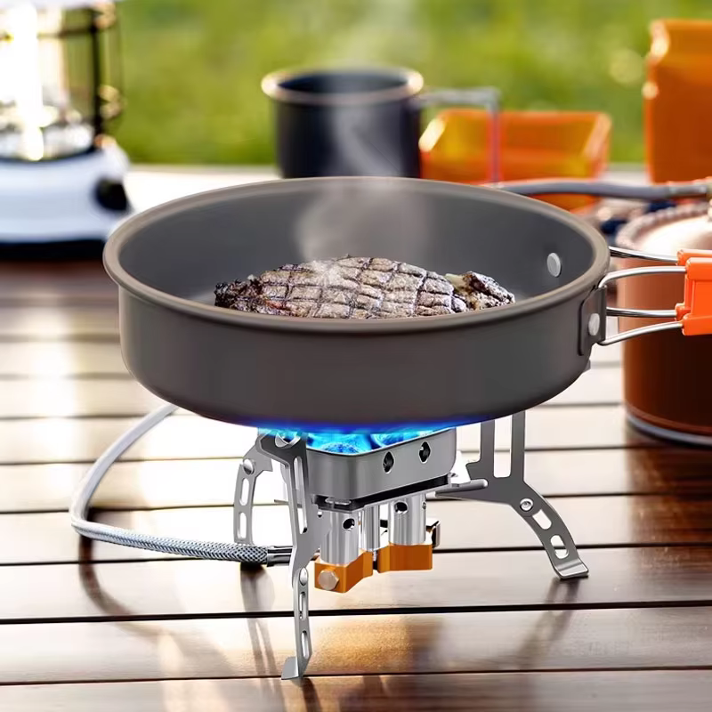 Réchaud à gaz portable à 3 brûleurs