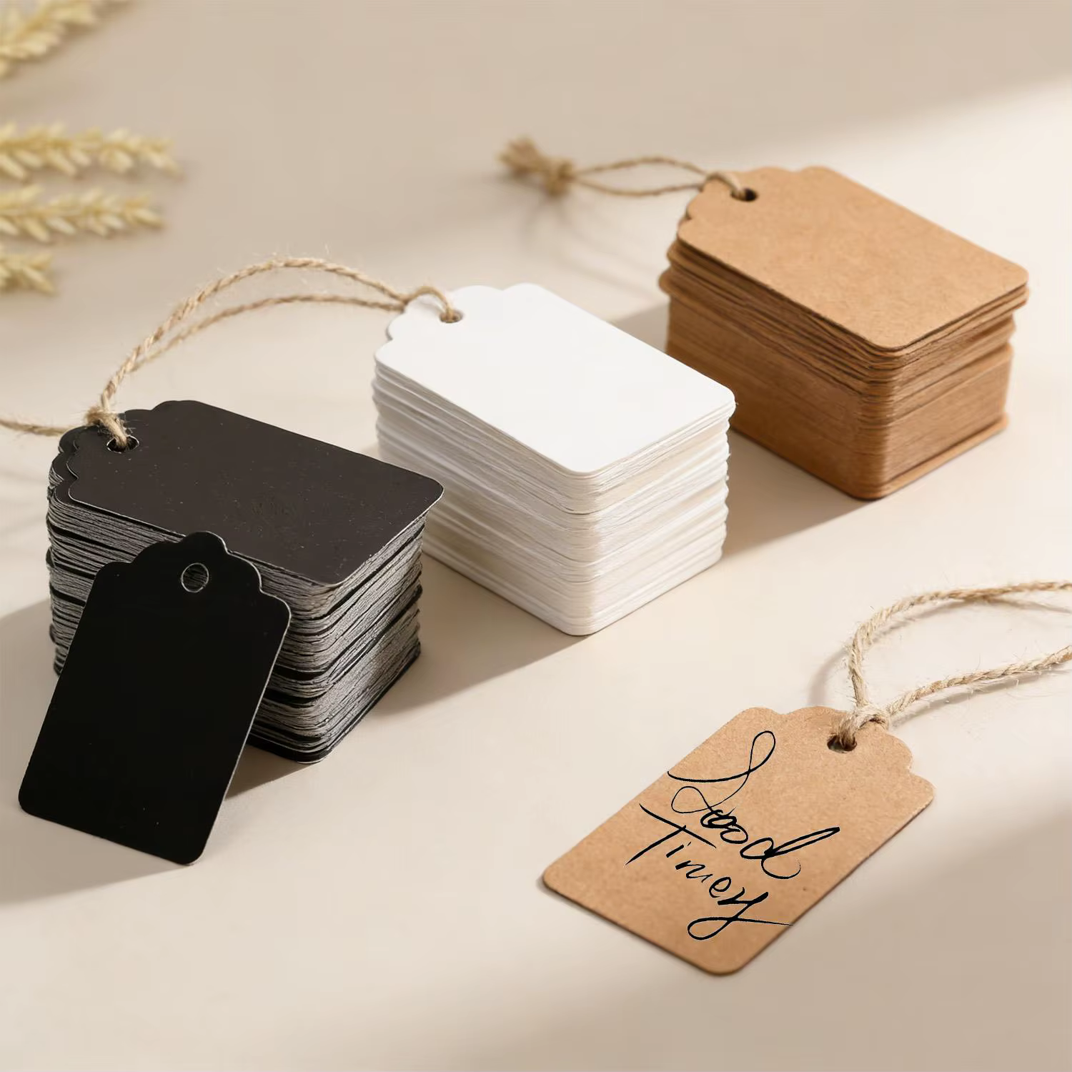 Mini étiquettes en papier Kraft en forme de T, 5x3cm, avec trous de ficelle, carte de Message, cadeau, chocolat, pour vêtements, bricolage, vente en gros