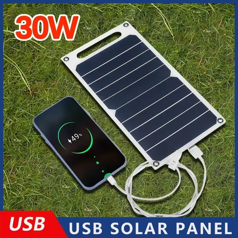 Panneau solaire portable étanche 35W 5V avec USB pour la randonnée en plein air